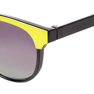 Mini boys yellow flat top sunglasses